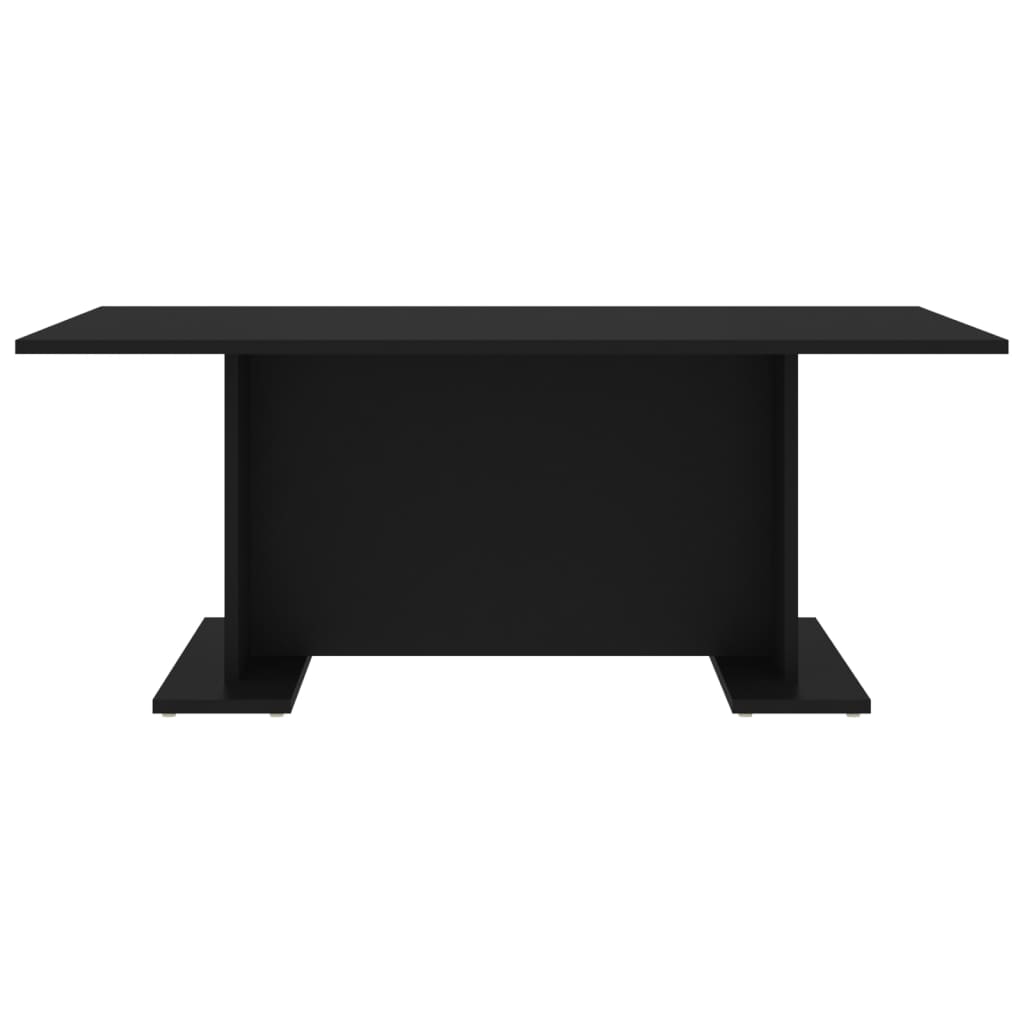 vidaXL Table basse Noir 103,5x60x40 cm Aggloméré