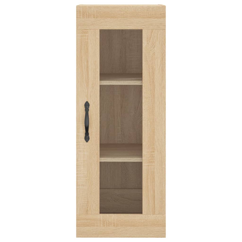 vidaXL Armoire murale chêne sonoma 34,5x34x90 cm