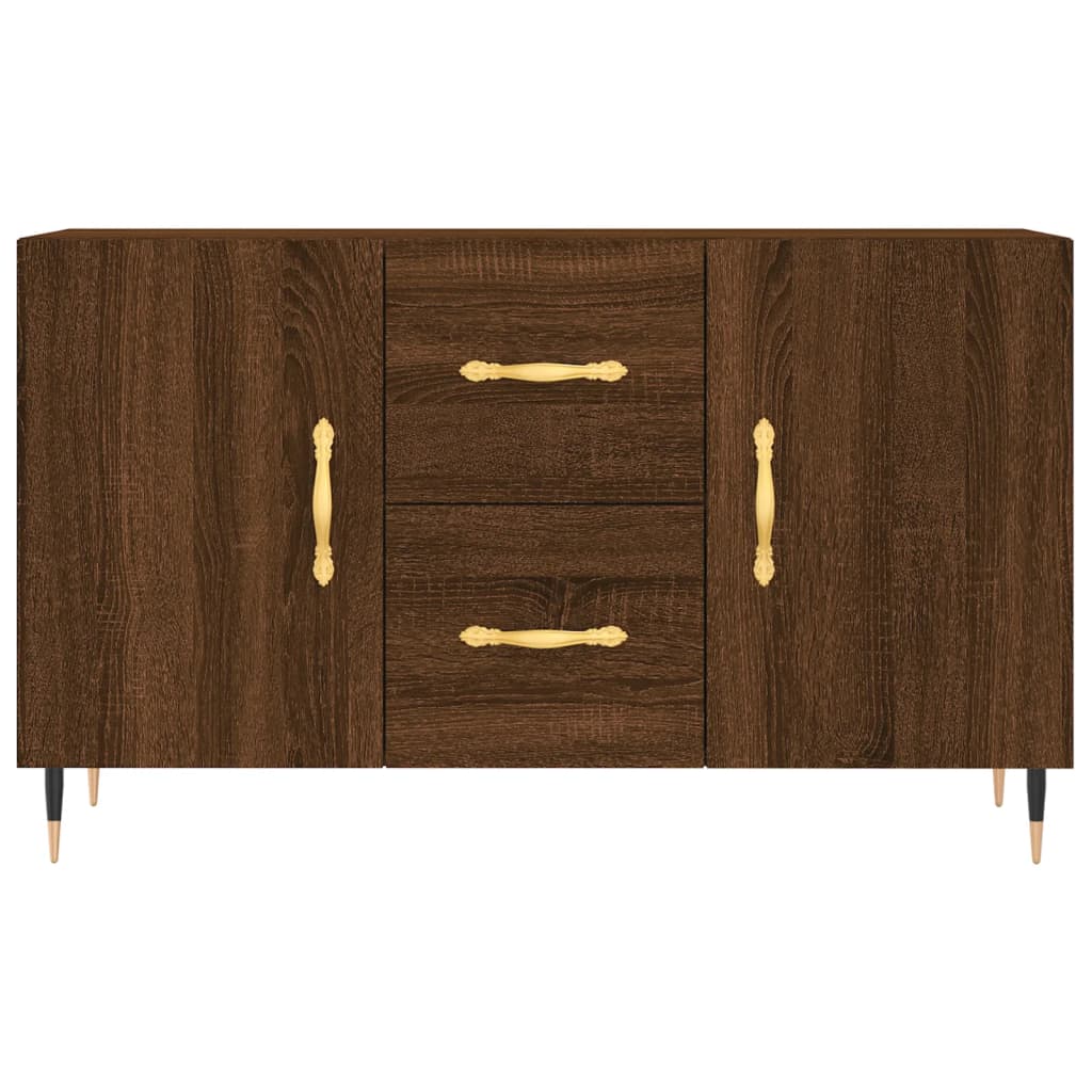 vidaXL Buffet chêne marron 100x36x60 cm bois d'ingénierie