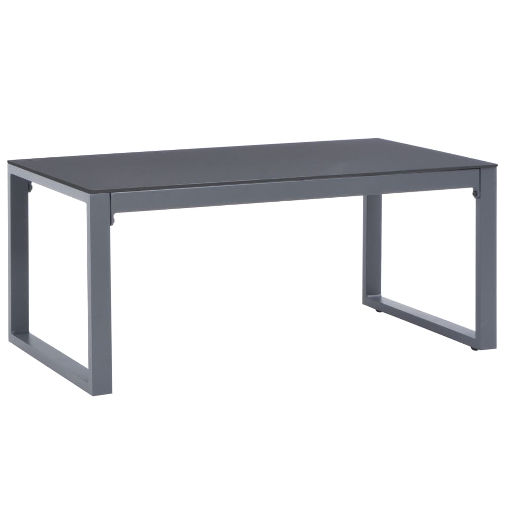 vidaXL Table basse 90x50x40 cm Aluminium