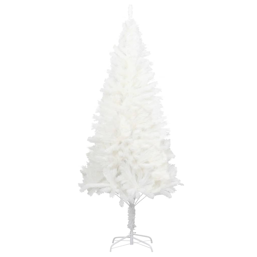vidaXL Arbre de Noël artificiel pré-éclairé blanc 120 cm