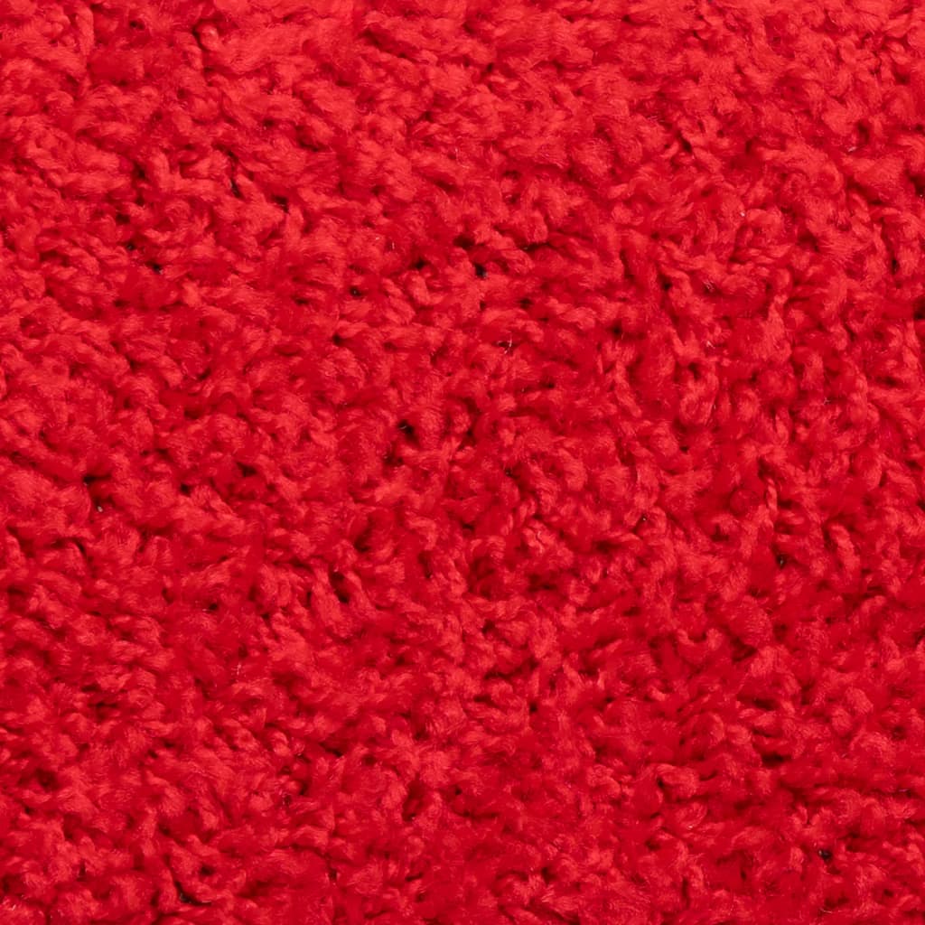 vidaXL Tapis d'escalier 15 pcs rouge 56x17x3 cm