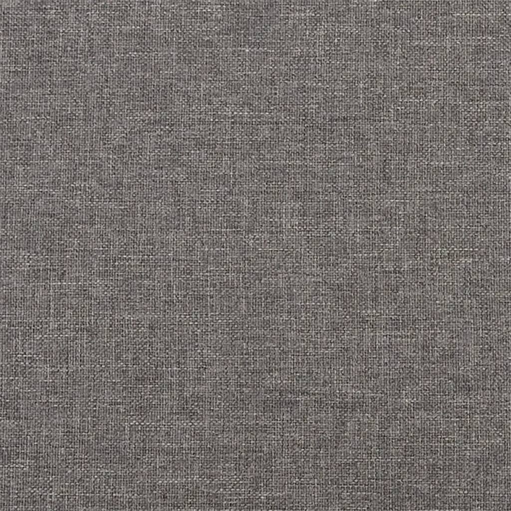 vidaXL Canapé 3 places et oreillers et coussins Gris foncé 210cm Tissu