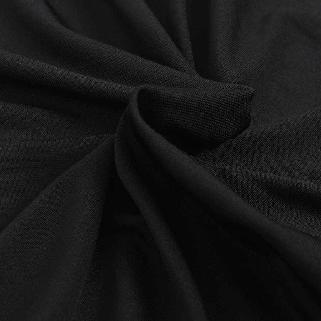 vidaXL Housse extensible de canapé Noir Jersey de polyester