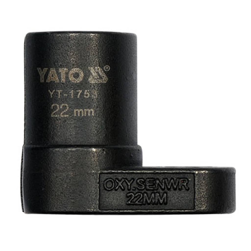 YATO Clé pour capteur d'oxygène 22 mm
